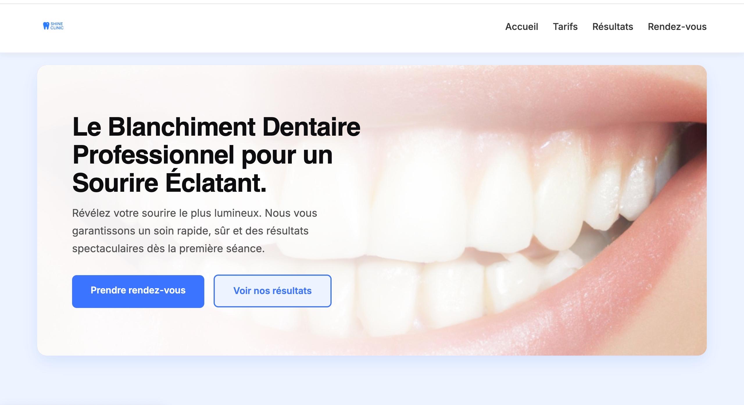 Salon Blanchiement Dentaire